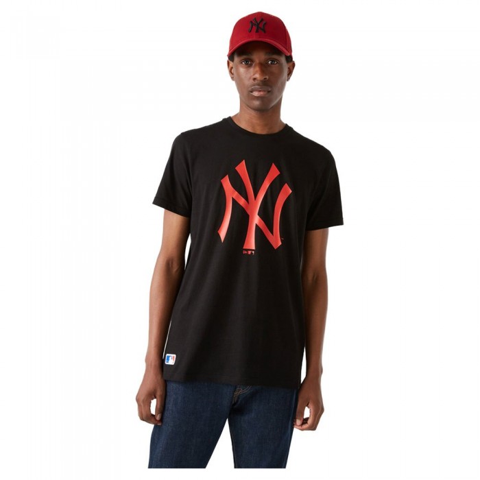 [해외]뉴에라 MLB Seasonal 팀 Logo New York Yankees 반팔 티셔츠 138207507 Heather Black