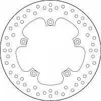 [해외]BREMBO 68B407C2 브레이크 디스크 9138111455 Silver