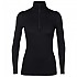 [해외]아이스브레이커 200 Oasis Merino 긴팔 베이스 레이어 9136879946 Black