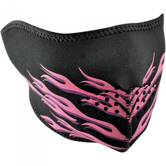 [해외]ZAN 헤드기어 마스크 Neoprene Half 9137336841 Pink Flames