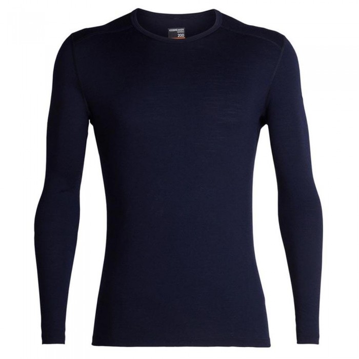 [해외]아이스브레이커 200 Oasis Merino 긴팔 베이스 레이어 9136879892 Midnight Navy