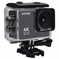 [해외]DENVER ACK-8062W 4K Action Camera 4138243932 Black / Clear