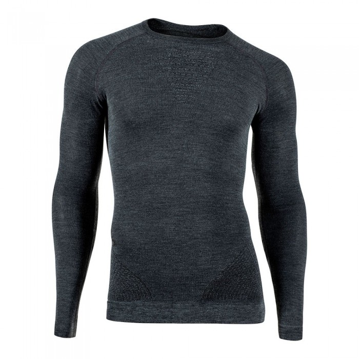 [해외]UYN Fusyon Cashmere 긴팔 베이스 레이어 4137765710 Grey Rock / Black