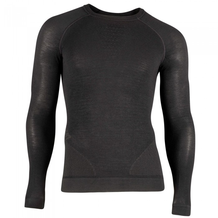 [해외]UYN Fusyon Cashmere 긴팔 베이스 레이어 4138018488 Black / Black