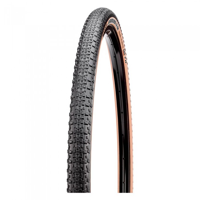 [해외]맥시스 Rambler EXO/TR/TanWall 60 TPI Tubeless 700C x 40 단단한 그래블 타이어 1138186750 Black / Brown