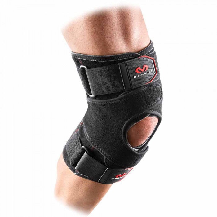 [해외]맥데이비드 무릎 보호대 VOW Knee Wrap With Stays And Straps 3137100077 Black