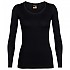 [해외]아이스브레이커 200 Oasis Scoop Merino 긴팔 베이스 레이어 3136879939 Black