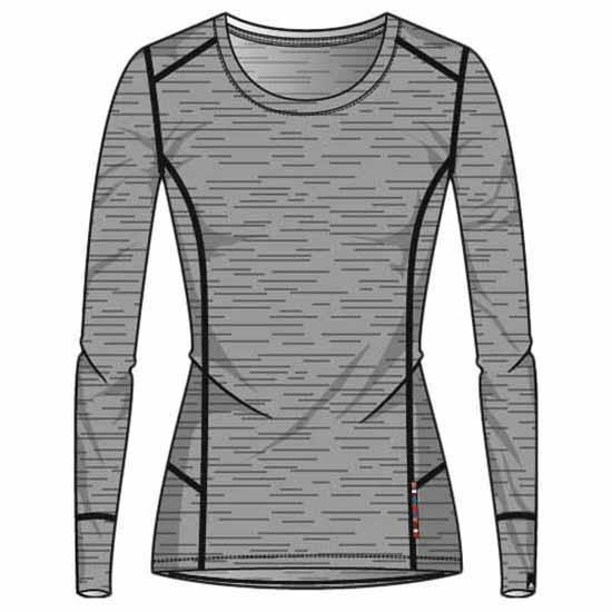 [해외]오들로 내추럴 100% Merino Warm 긴팔 베이스 레이어 9136871693 Grey Melange / Grey Melange