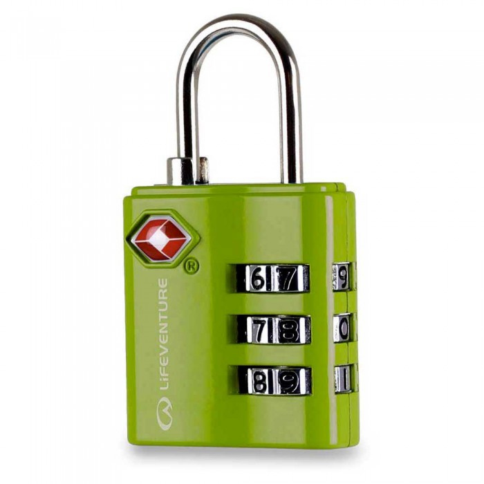 [해외]라이프벤쳐 맹꽁이 자물쇠 Tsa Combi Lock 5135876792 Green