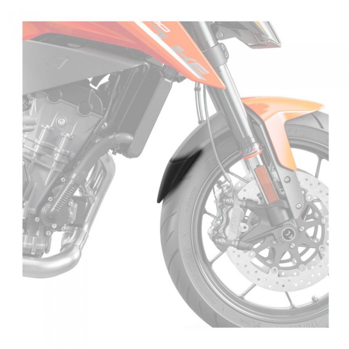 [해외]PUIG KTM 790 Duke 18 프론트 펜더 확장 9138282910 Black