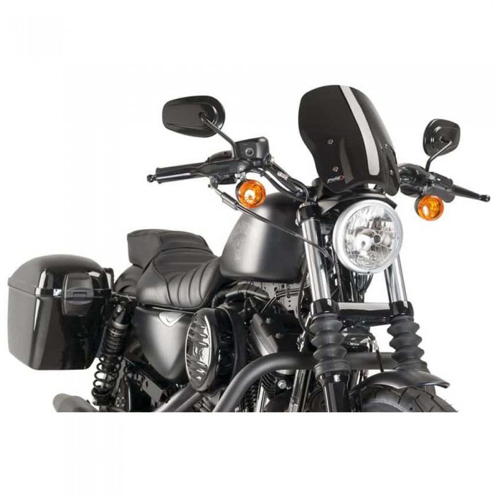 [해외]PUIG Carenabris New Generation Touring Harley Davidson 앞유리 9138284834 Black