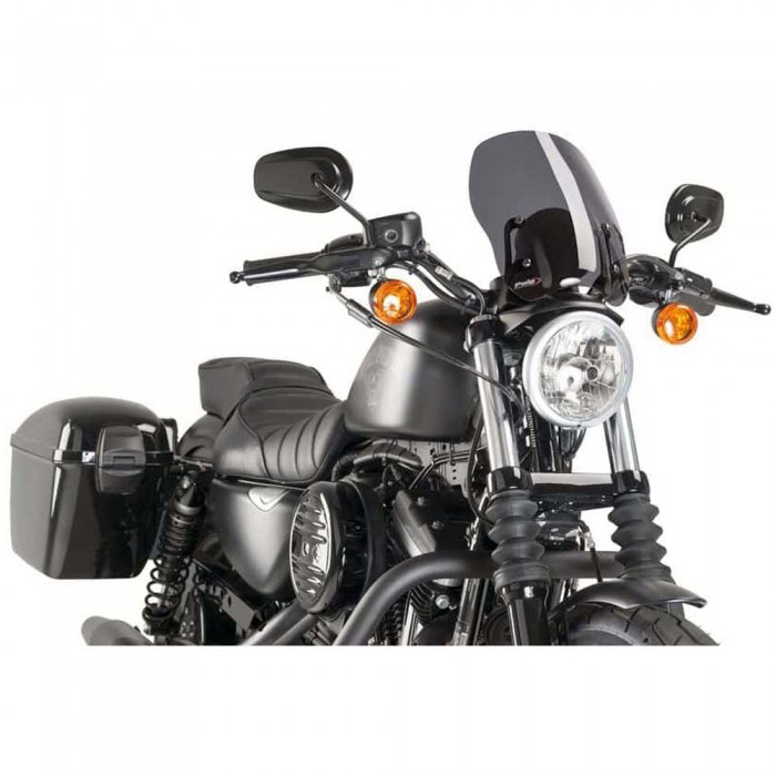 [해외]PUIG Carenabris New Generation Touring Harley Davidson 앞유리 9138284836 Dark Smoke