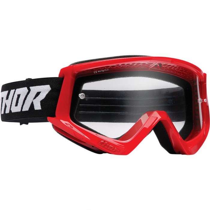 [해외]THOR Combat 주니어 오프로드 고글 9138186973 Red / Black