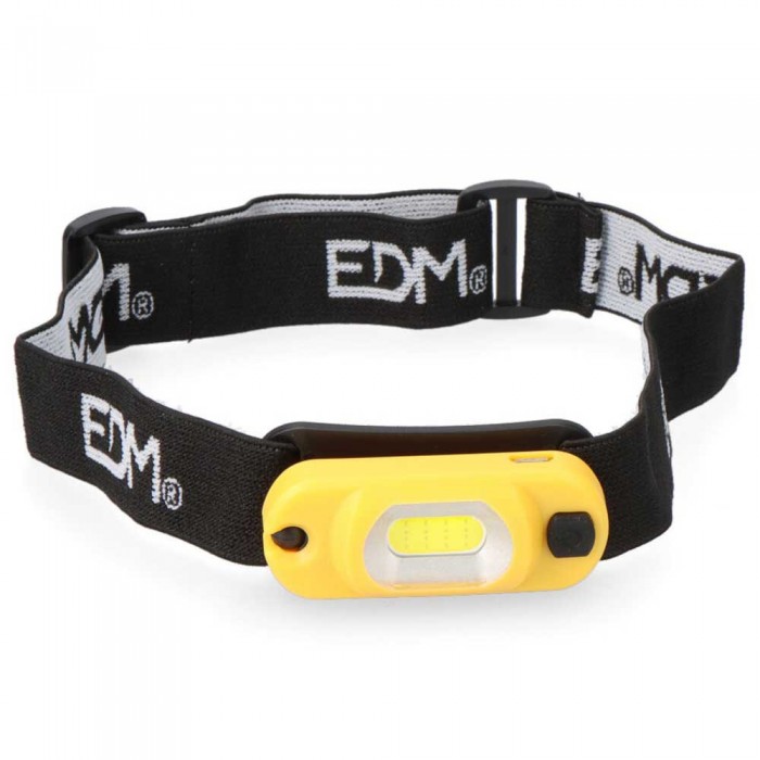 [해외]EDM 1W 3.7V 이마 랜턴 4138287797 Black / Yellow