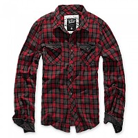 [해외]BRANDIT 긴 소매 셔츠 Check Duncan 138023271 Red / Brown