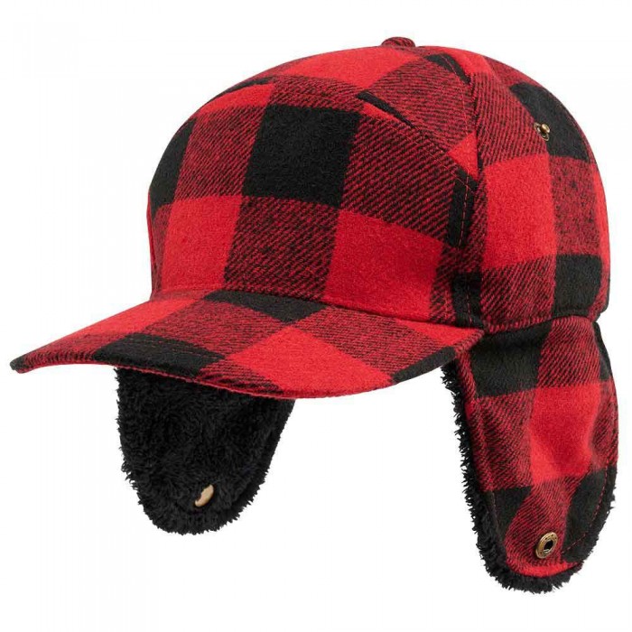 [해외]BRANDIT Lumberjack Winter 모자 4138023392 Red / Black