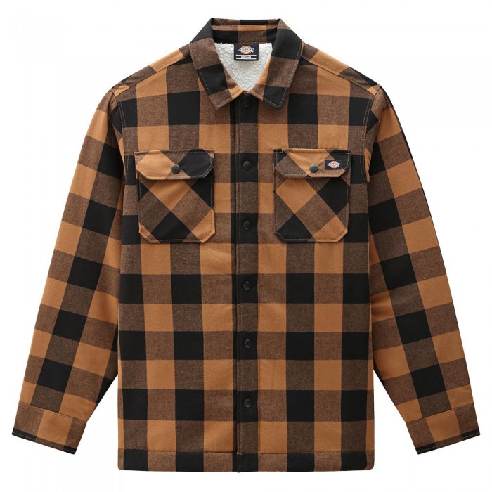 [해외]디키즈 Sherpa Sacramento 긴팔 셔츠 9138164591 Brown Duck