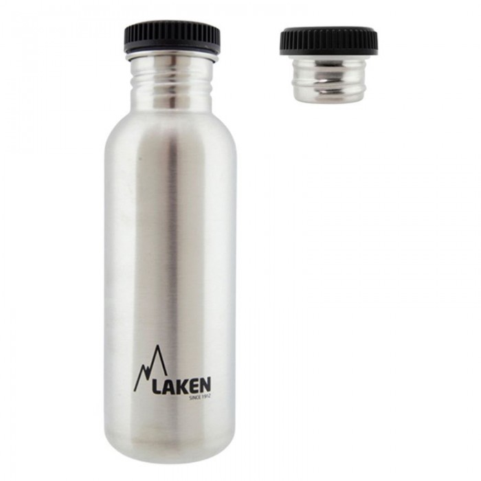 [해외]LAKEN Basic 750ml 나사 모자 6138048733 Steel