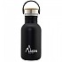 [해외]LAKEN 스테인레스 스틸 및 대나무 모자 Basic 500ml 12138048758 Black