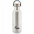 [해외]LAKEN 스테인레스 스틸 및 대나무 모자 Basic 750ml 12138048761 Silver