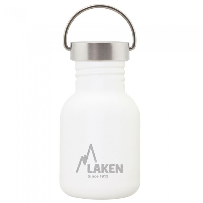 [해외]LAKEN Basic 350ml 스테인리스 스틸 병 3138048694 White