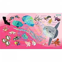 [해외]오셔나리움 수건 Sunfish L 7137681035 Pink / Multicolor