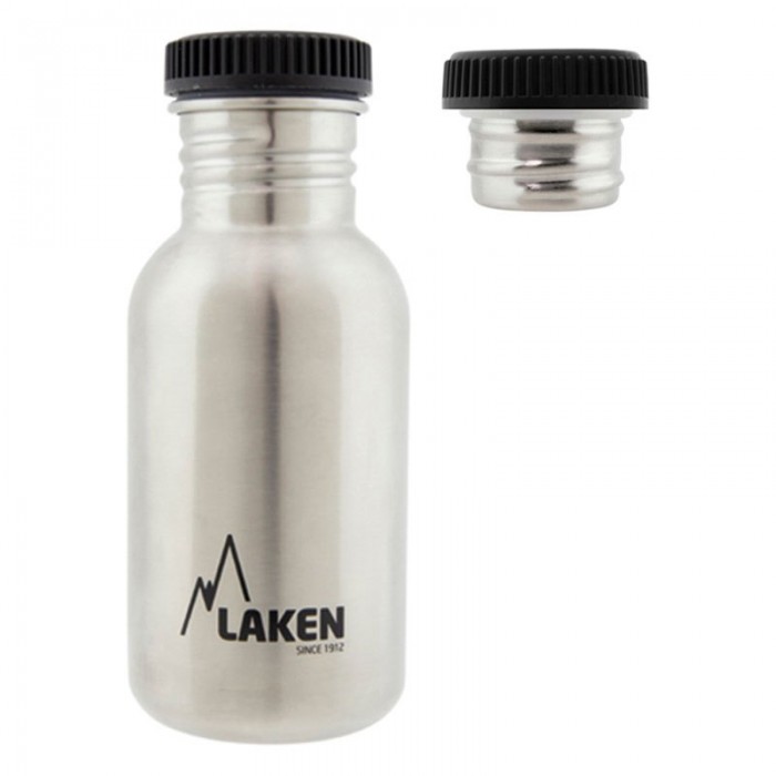 [해외]LAKEN Basic 500ml 나사 모자 7138048726 Steel