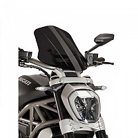[해외]PUIG 조절식 앞유리 Ducati S Diavel/X Diavel Carenabris New Generation 9138284640 Dark Smoke