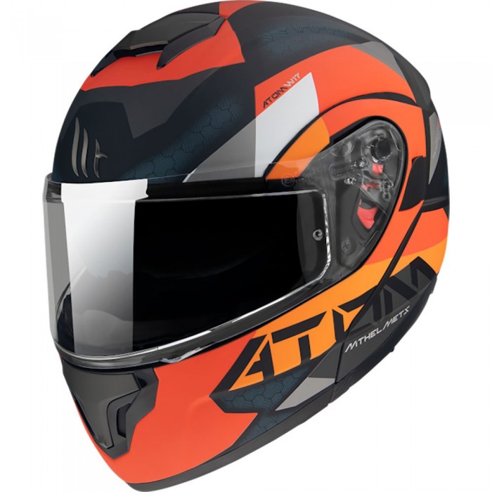 [해외]MT 헬멧 Atom SV W17 모듈형 헬멧 9138277652 Matt Orange