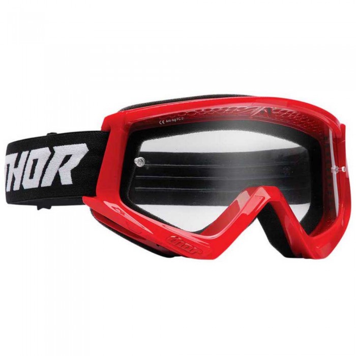 [해외]THOR Combat 오프로드 고글 9138316103 Red / Black