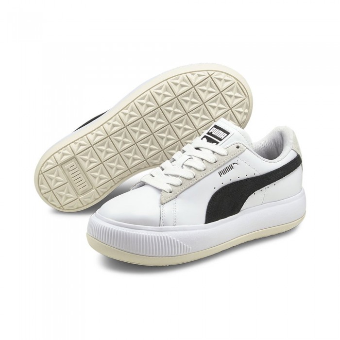 [해외]푸마 SELECT Suede Mayu Mix 운동화 138052712 Puma White / Marshmallow / Puma Black