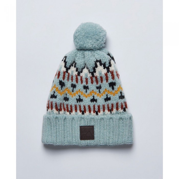 [해외]슈퍼드라이 Intarsia 비니 138311553 Soft Blue Marl