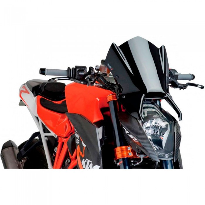 [해외]PUIG Carenabris New Generation Sport KTM 1290 Superduke R 앞유리 9138284747 Black