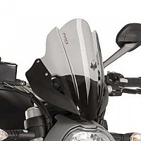 [해외]PUIG 카레나브리스 뉴 제너레이션 투어링 윈드실드 Ducati Monster 1200/1200 R/1200 S/797/821 9138284833 Smoke