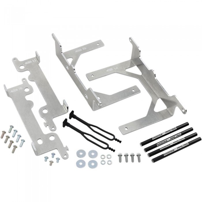 [해외]MOOSE HARD-PARTS Aluminium 11-4018 Beta RR 125 18-19 라디에이터 가드 9138342906 Silver