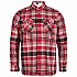 [해외]오닐 Flannel Check 긴팔 셔츠 14138290198 Haute Red