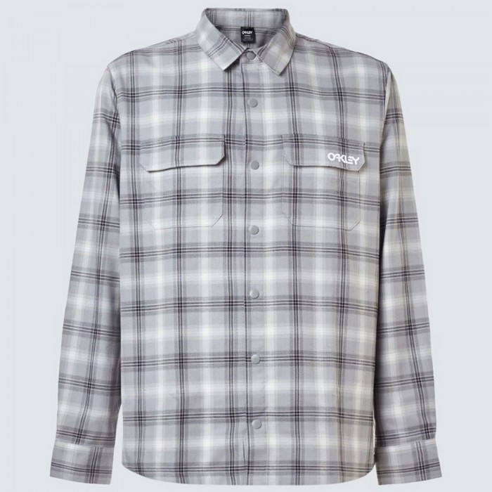 [해외]오클리 APPAREL Niseko Tech Flannel 긴팔 셔츠 138143980 Grey Check