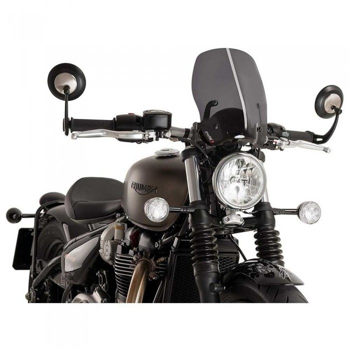 [해외]PUIG Carenabris New Generation Touring Triumph Bonneville Bobber/Bonneville Speedmaster 앞유리 9138284866 Dark Smoke