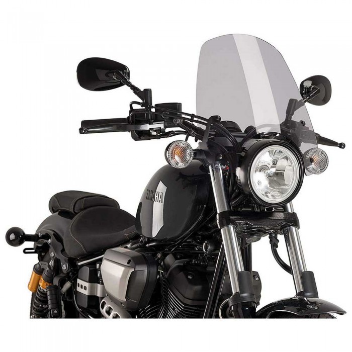 [해외]PUIG Carenabris New Generation Touring Yamaha XV950/XV950 Racer/XV950R 앞유리 9138284885 Smoke