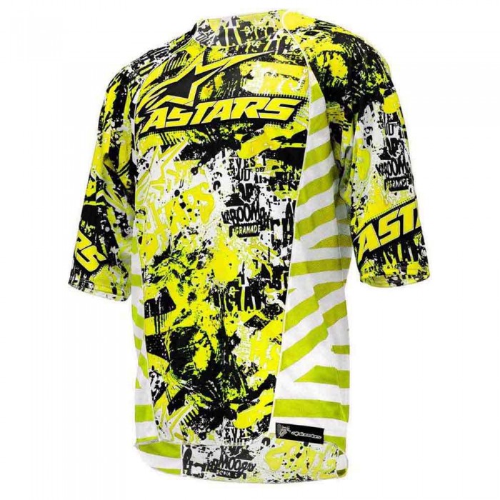 [해외]알파인스타 BICYCLE Gravity 반팔 엔듀로 저지 1138338491 Fluor Yellow / Black