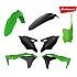 [해외]POLISPORT MX Kawasaki KX250F 17-20 90836 오토바이 플라스틱 키트 9137611798 Green KX 05 / Black