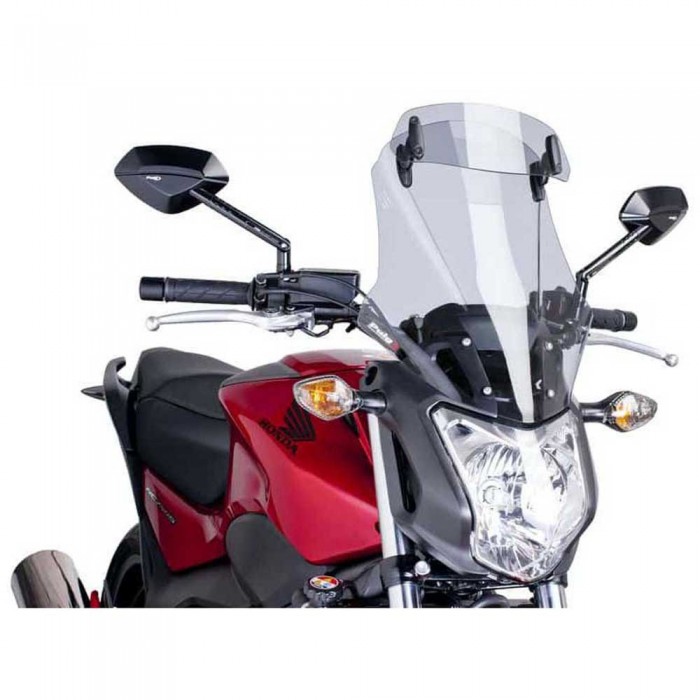 [해외]PUIG Touring Plus Honda NC750S 바이저가 있는 앞유리 9138301238 Smoke