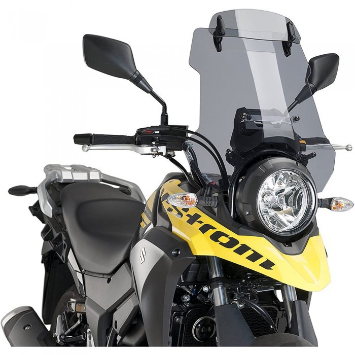 [해외]PUIG Touring Suzuki DL250 V-Strom 바이저가 있는 앞유리 9138359647 Smoke