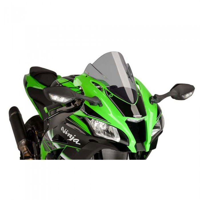 [해외]PUIG Z-Racing Kawasaki ZX-10R/KRT Replica/SE&ZX-10RR 앞유리 9138370040 Smoke