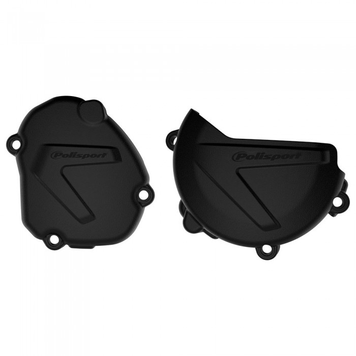 [해외]POLISPORT OFF ROAD Yamaha YZ125 08-21 클러치 & 점화 커버 프로텍터 9137820547 Black