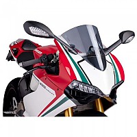 [해외]PUIG R-Racer 앞유리 Ducati 1199 Panigale R/S&1199 Superleggera 9138363192 Smoke