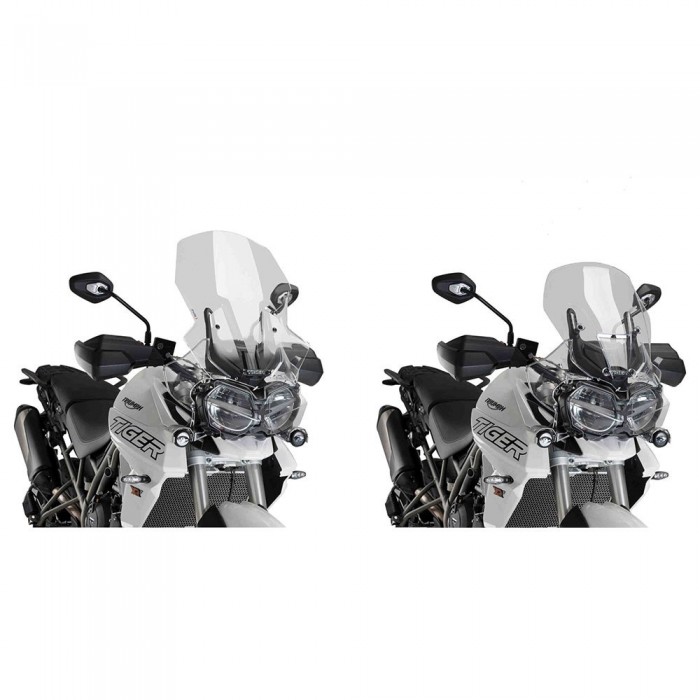 [해외]PUIG 바람막이 유리 Touring Triumph Tiger 800 XC/XCA/XCX/XR/XRT/XRX 9138377272 Smoke