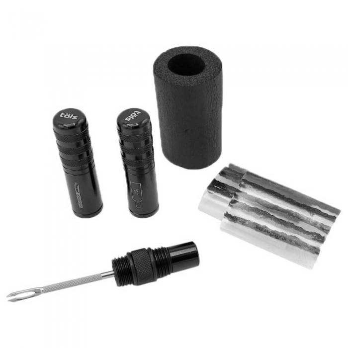 [해외]T?LS Tubeless CNC CO2 어댑터가 있는 수리 키트 1138373493 Black