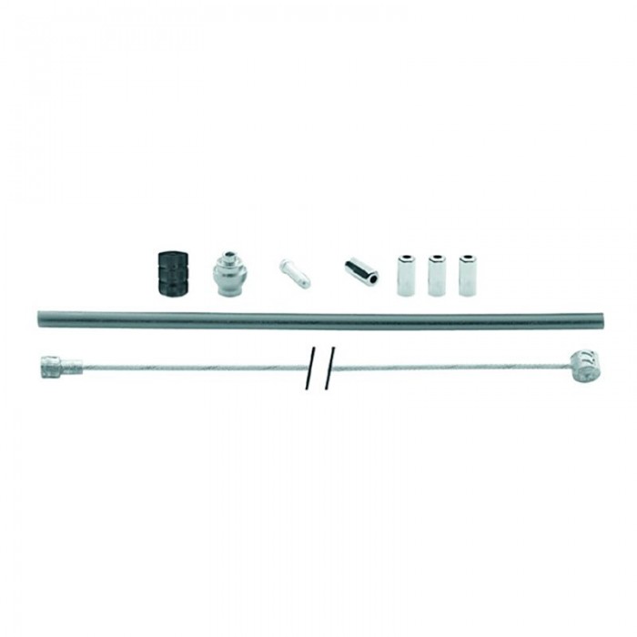 [해외]XLC BR-X91 Universal Double Head Brake Cable/Cover Kit 브레이크 케이블 키트 1137712761 Silver