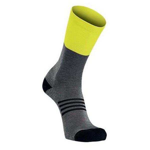 [해외]노스웨이브 Extreme Pro 양말 1138323112 Grey / Fluor Yellow